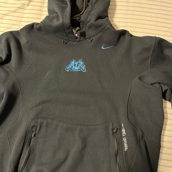 Off-White x Nike 006 Fleece Hoodie Black - Picture 4 of 5